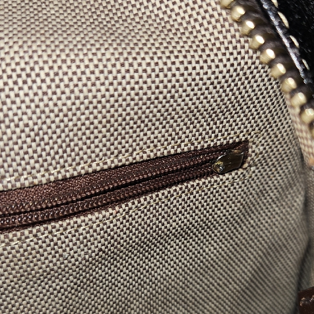 Vintage Condition Dooney&Bourke Brown/Tan Crocodile Embossed Florentine Satchel - Picture 12 of 16